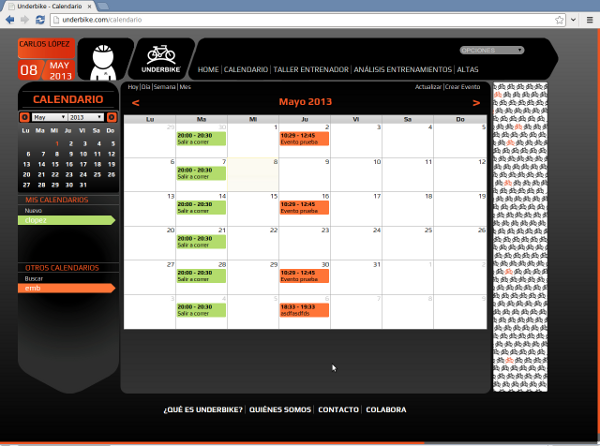Calendarios Underbike