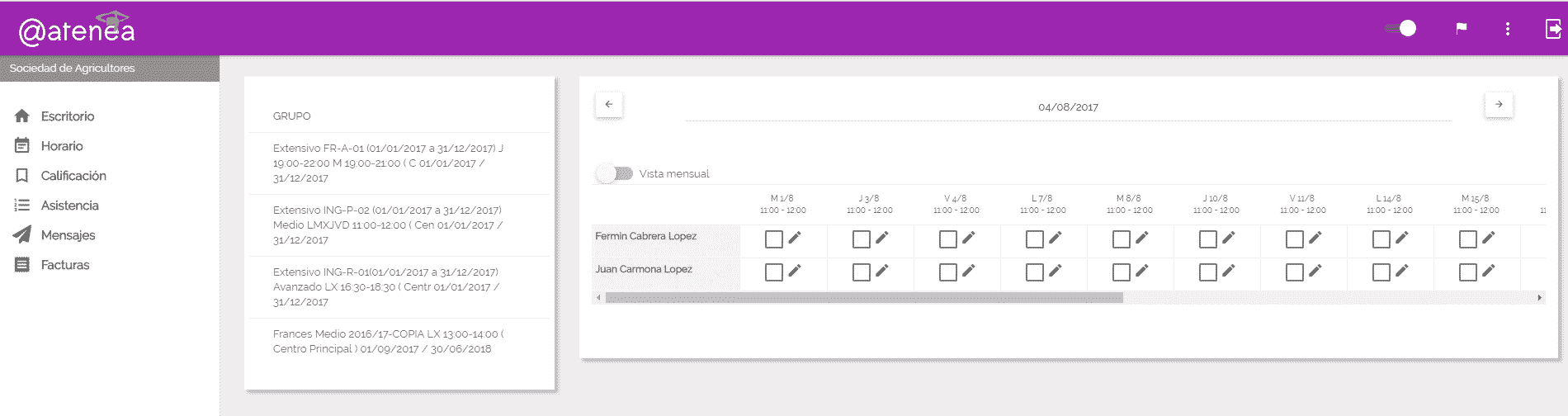 extranet para padres