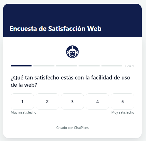 ChatPiens Surveys: encuestas de satisfacción con IA | Ender